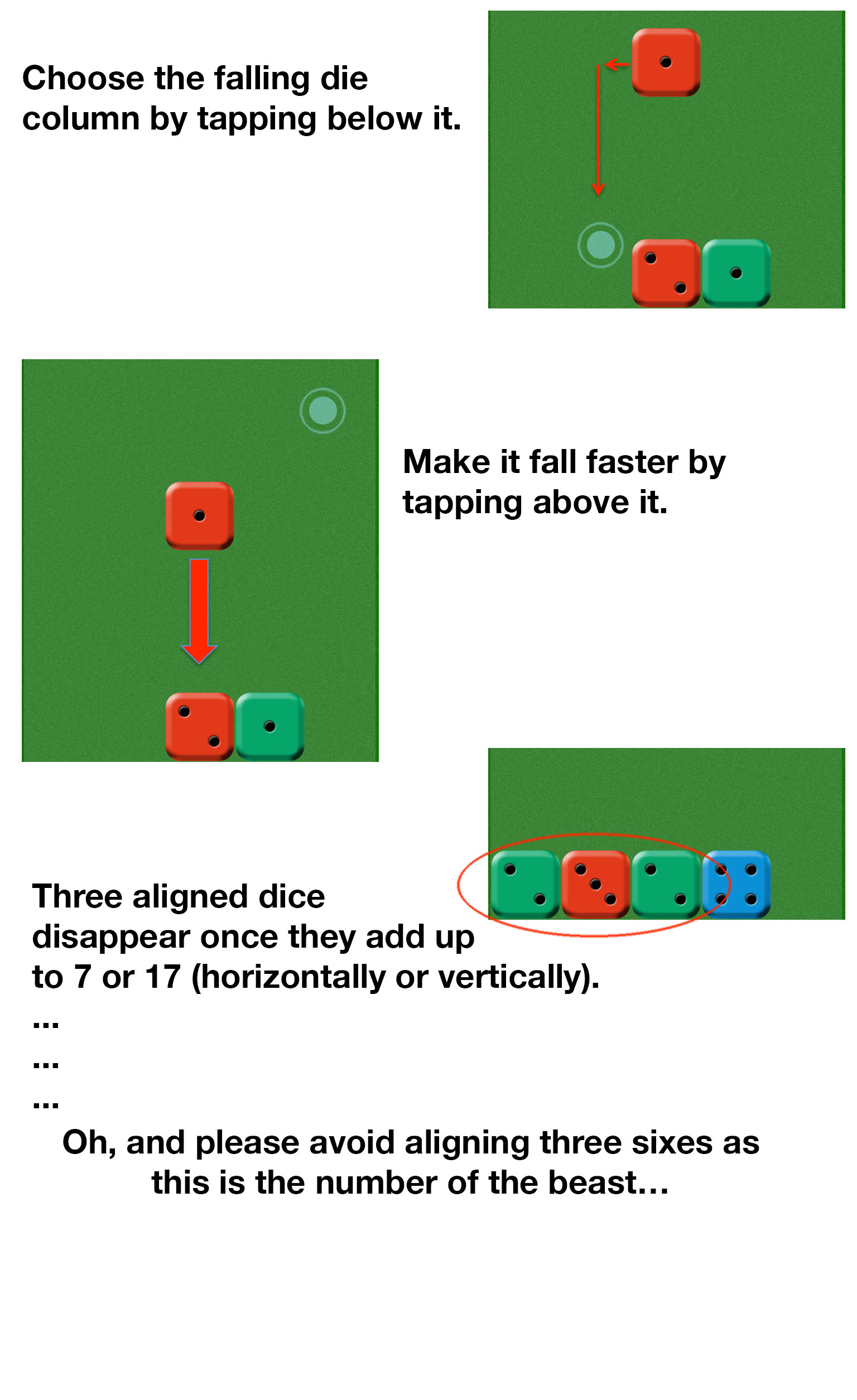 r&egrave;gle du jeu 7 & 17 (Briefly)