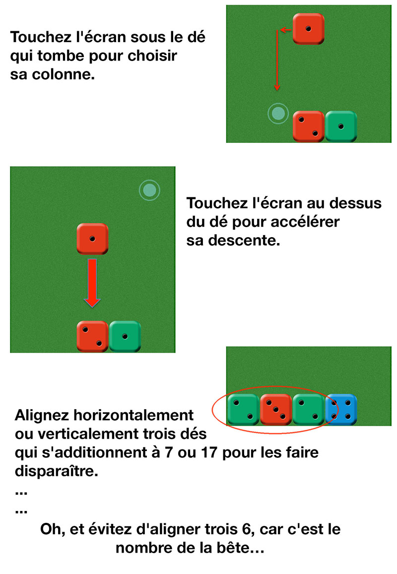 r&egrave;gle du jeu 7 & 17 (En bref)